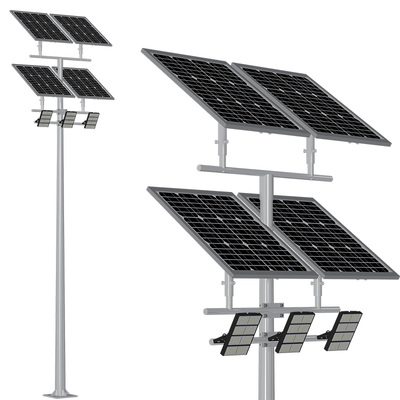 10-Meter Solar Medium-Mast Light - Uniform Lighting for Community Sports Courts