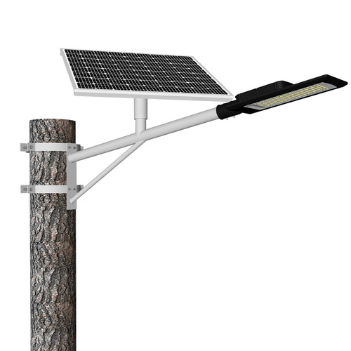 Tree-trunk-clamping solar street light / Concrete-pole-clamping solar street light
