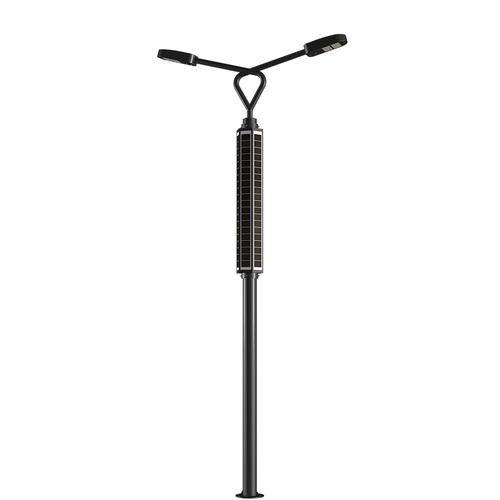 Wind and sand resistant integrated solar street light
