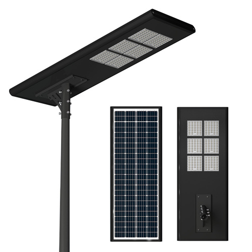 All-in-one solar street light with battery protection