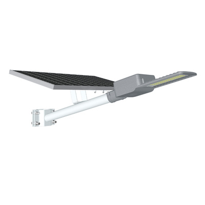 Solar street light installation