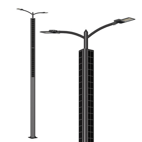 Double-Arm Solar Street Light