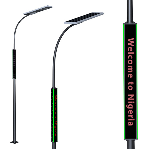 Solar Street Light with Advertising Screen